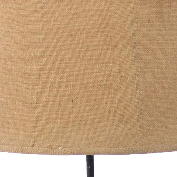 11 x 15 x 27.75 Tan Country Cottage with Blooming Flower Pedestal - Table Lamp - Image 5