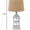 15 x 12 x 25.75 Gray Country Cottage Castle - Table Lamp - Image 2