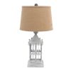 15 x 12 x 25.75 Gray Country Cottage Castle - Table Lamp - Image 3