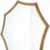 33 x 33 x 1 Gold Curved Hexagon Frame  Cosmetic Mirror - Image 4