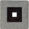 1 x 14 x 14 Brown & Gray Square Ribbed - Wall Art - Image 3