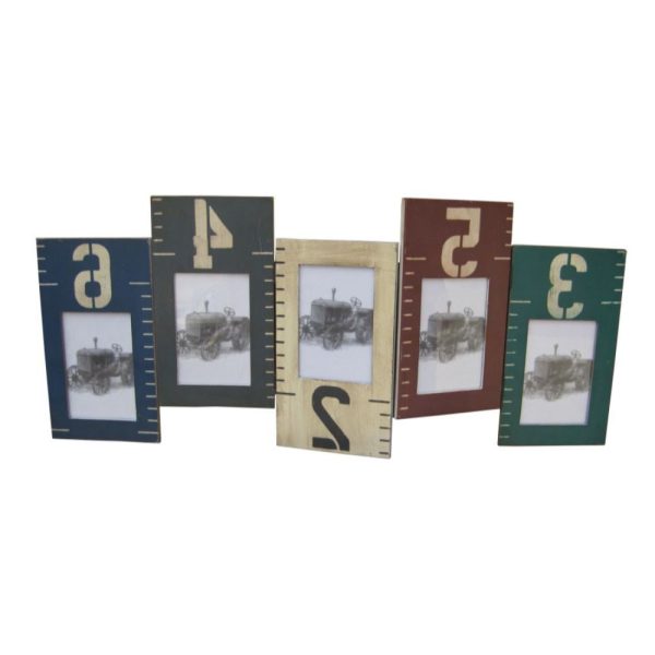 1" x 33" x 20" Multi Color Wooden  Photo Frame - Image 3