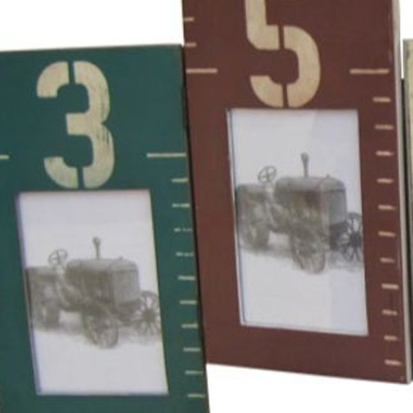 1" x 33" x 20" Multi Color Wooden  Photo Frame - Image 5