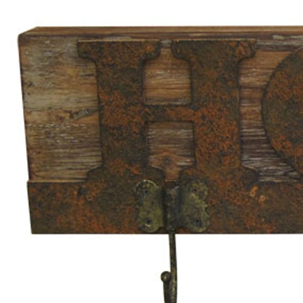 1" x 23" x 20" Brown Wooden  Plaque - Image 4