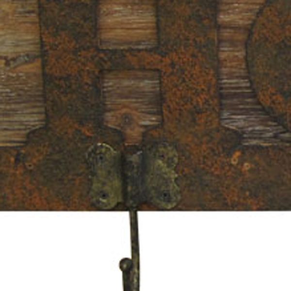 1" x 23" x 20" Brown Wooden  Plaque - Image 5