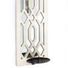 17.25 x 5.25 x 6.25 White Wooden Cross - Candle Holder Sconce - Image 3
