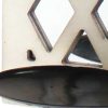 17.25 x 5.25 x 6.25 White Wooden Cross - Candle Holder Sconce - Image 5