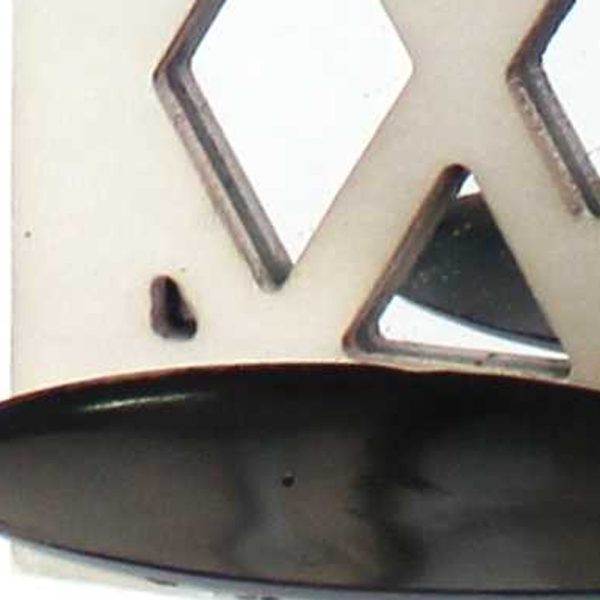 17.25 x 5.25 x 6.25 White Wooden Cross - Candle Holder Sconce - Image 5