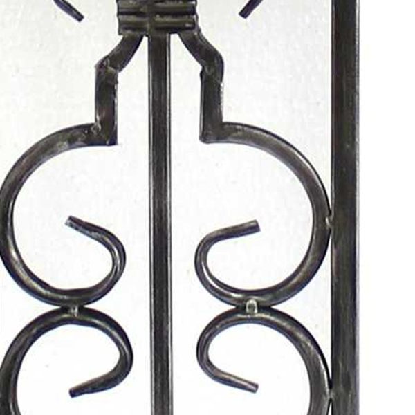 5.5 x 9.25 x 28.75 Gray Industrial With Stacked Metal Pedestal - Table Lamp - Image 5
