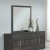 41" Grey MDF  Veneer  and Glass Mirror - Image 3
