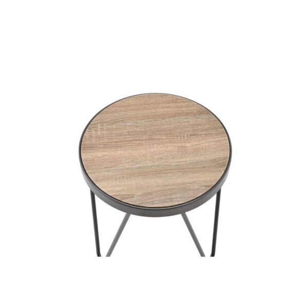 Rustic Weathered Gray Oak End Table - Image 2