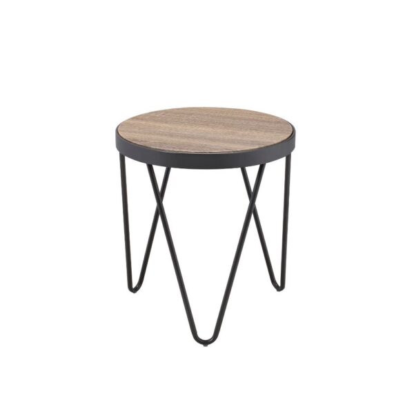Rustic Weathered Gray Oak End Table - Image 3
