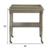 French Style Antique Slate Trolley Table - Image 2
