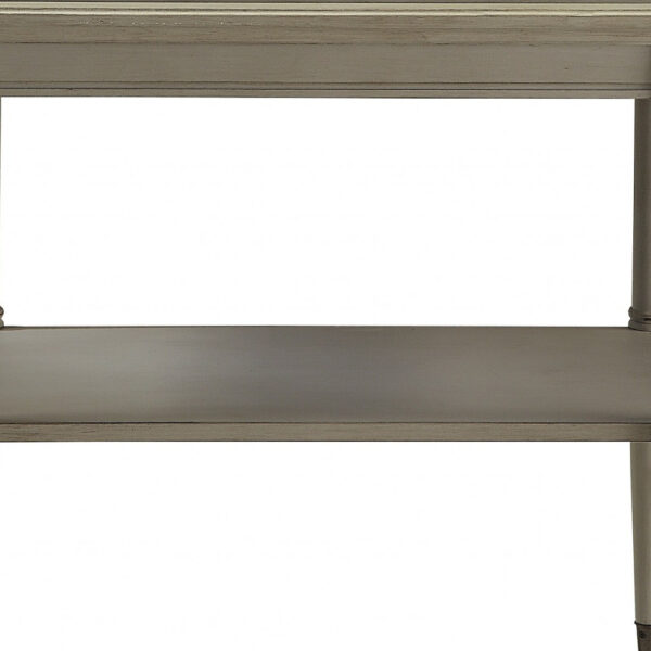 French Style Antique Slate Trolley Table - Image 5