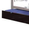 75" X 41" X 11" Espresso Pine Wood Trundle - Image 4