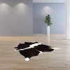 72" x 84" Chocolate and White Cowhide - Rug - Image 4