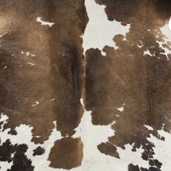72" x 84" Taupe and White Cowhide - Rug - Image 3