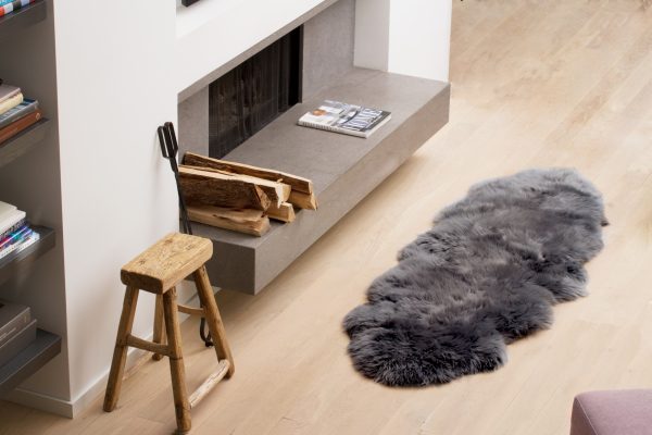 Grey Animal Print Area Rug - Image 3
