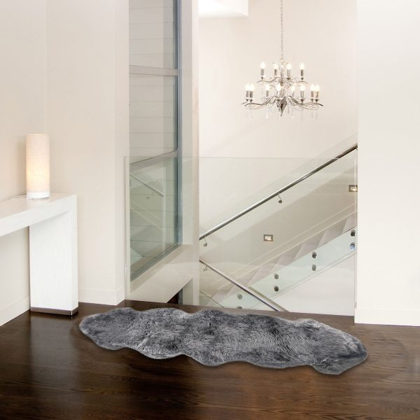 Grey Animal Print Area Rug - Image 5