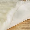 6' x 8' Natural New Zealand Sheepskin Area Rug - Image 4