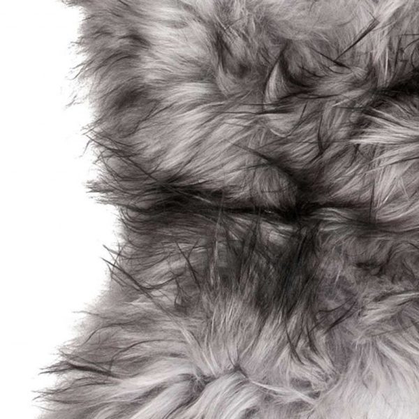 Metallic Silver Animal Print Area Rug - Image 4