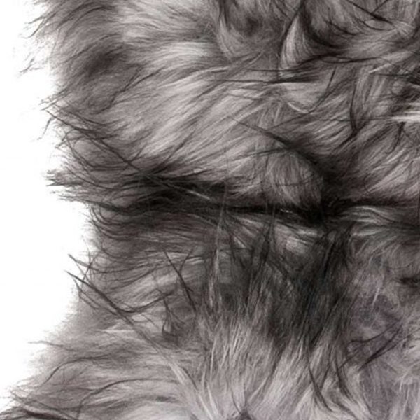 Metallic Silver Animal Print Area Rug - Image 5