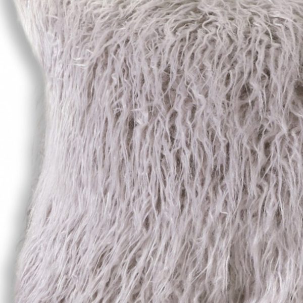 15" x 15" x 2" Gray Brisa Sheepskin Square  Chair Pad - Image 4