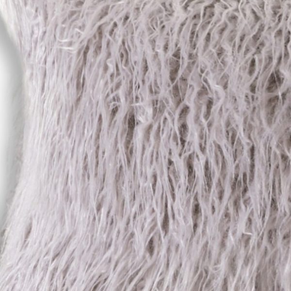 15" x 15" x 2" Gray Brisa Sheepskin Square  Chair Pad - Image 5