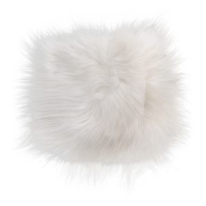 Natural Sheepskin White Square Super Soft Chair Pad