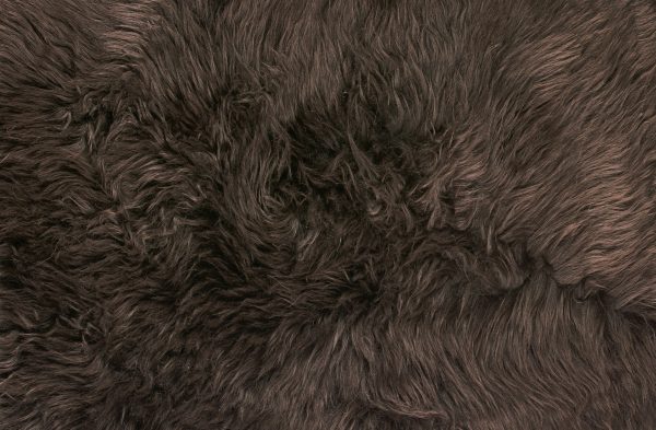 24" x 36" Chocolate Single Sheepskin Area Rug - Image 2