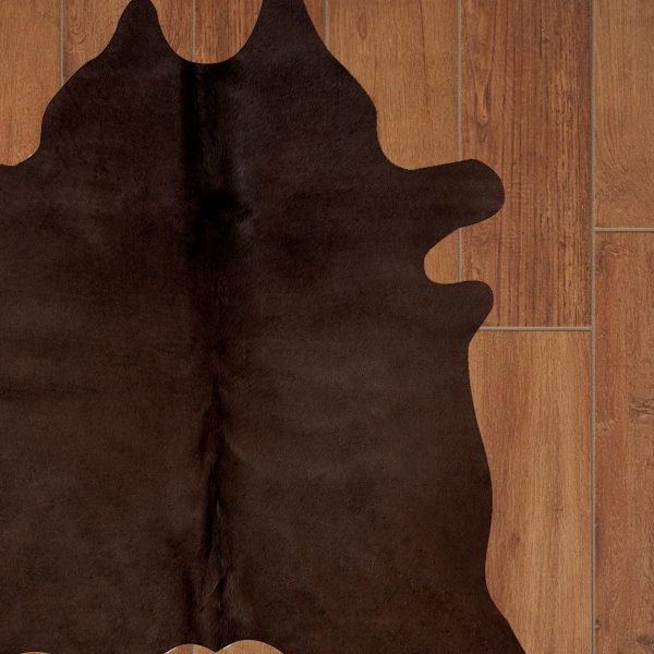 72" x 84" Chocolate Cowhide - Rug - Image 3