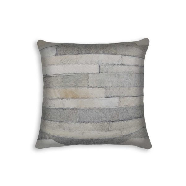 18" x 18" x 5" Gray  Pillow