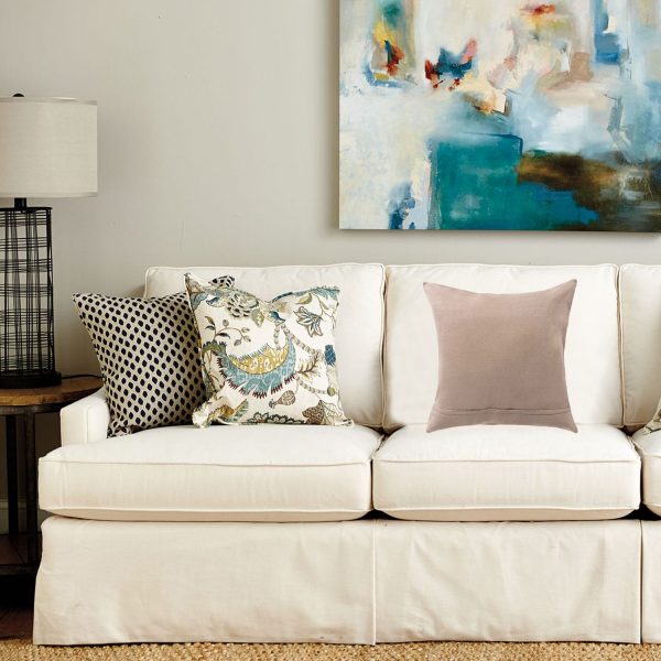18" x 18" x 5" Salt And Pepper Chocolate And White Cowhide  Pillow - Image 3