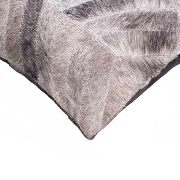 18" x 18" x 5" Gray  Pillow - Image 2