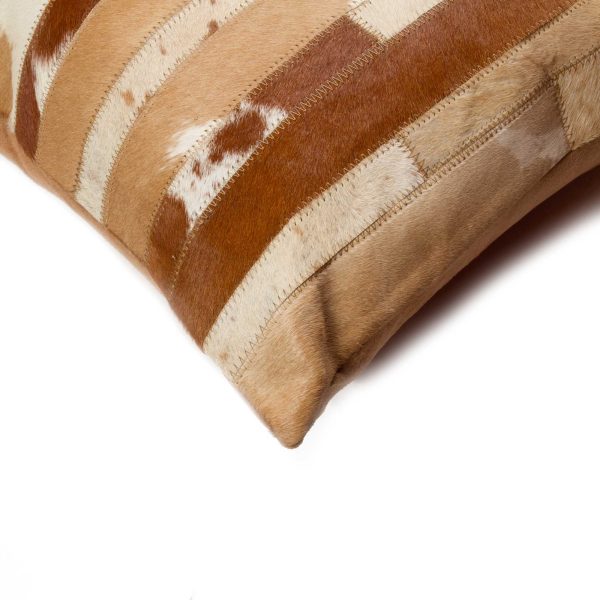 18" x 18" x 5" Brown And Natural  Pillow - Image 2