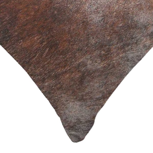12" x 20" x 5" Brown Cowhide  Pillow - Image 2
