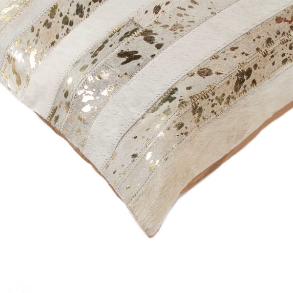 Natural And Gold Pillow - Image 2