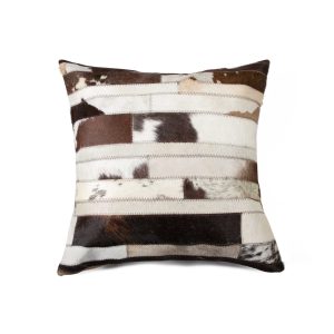18" x 18" x 5" Chocolate And Natural  Pillow