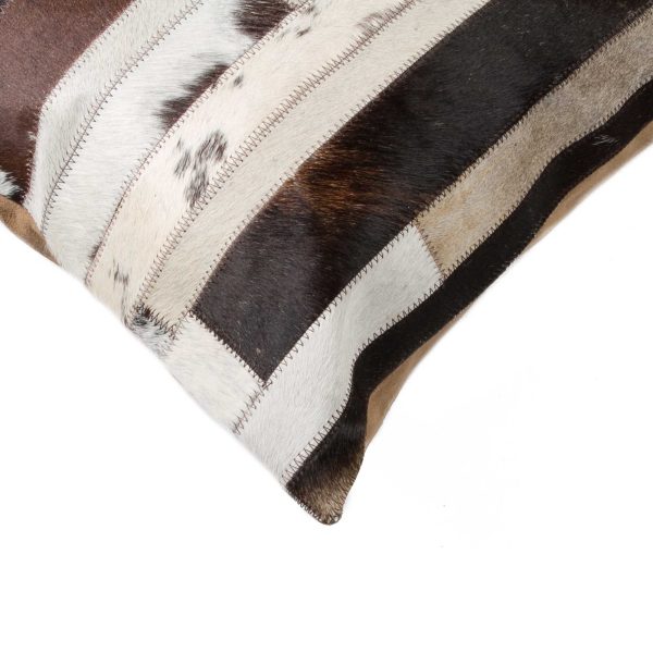 18" x 18" x 5" Chocolate And Natural  Pillow - Image 2
