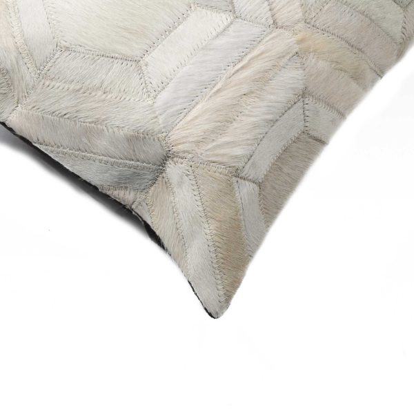 12" x 20" x 5" White  Pillow - Image 2
