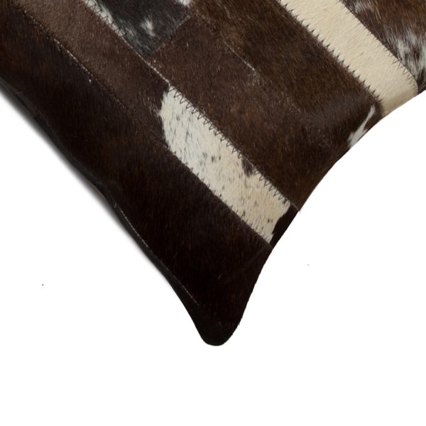 12" x 20" x 5" Chocolate And White  Pillow - Image 2