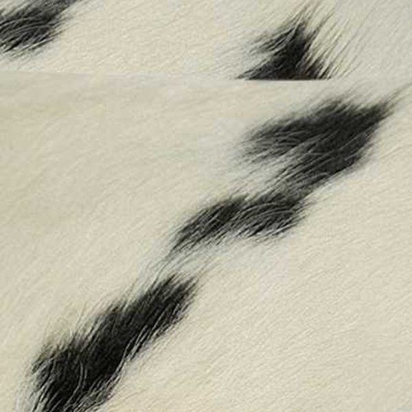 18" x 18" x 5" White And Black Cowhide  Pillow 2 Pack - Image 4