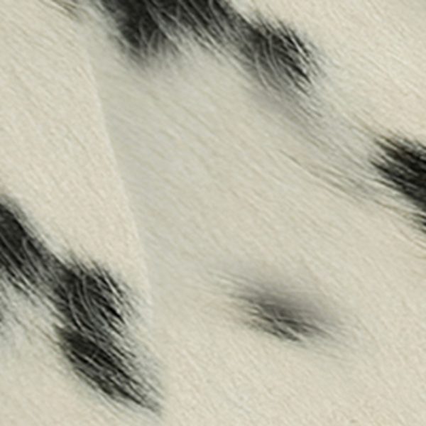12" x 20" x 5" White And Black Cowhide  Pillow 2 Pack - Image 5