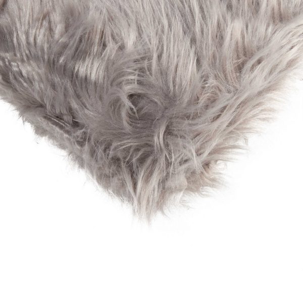 12" x 20" x 5" Gray Faux  Pillow 2 Pack - Image 2