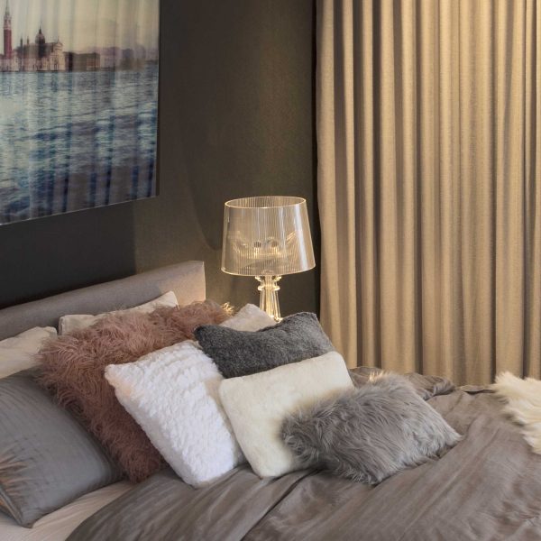 12" x 20" x 5" Gray Faux  Pillow 2 Pack - Image 5