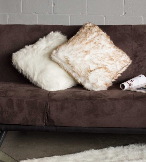 18" x 18" x 5" Gradient Tan Faux  Pillow 2 Pack - Image 3
