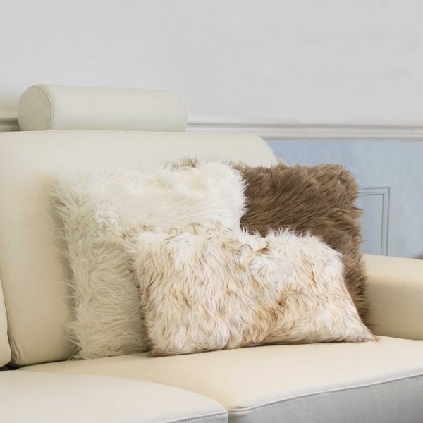 12" x 20" x 5" Gradient Tan Faux  Pillow 2 Pack - Image 3