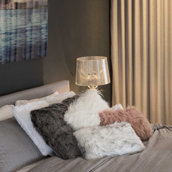 12" x 20" x 5" Gradient Gray Faux  Pillow 2 Pack - Image 5