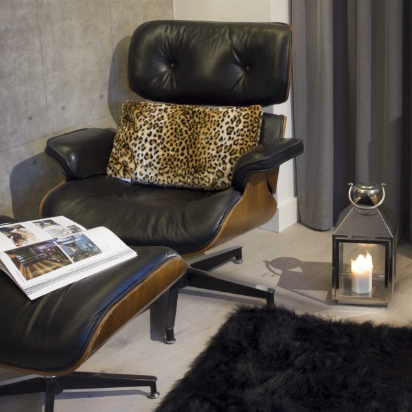 12" x 20" x 5" Leopard Faux  Pillow 2 Pack - Image 3