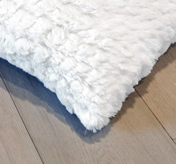 12" x 20" x 5" Ivory Mink Faux  Pillow 2 Pack - Image 2